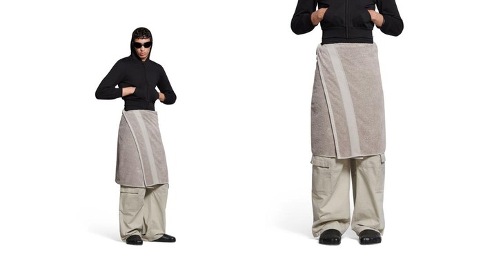 Balenciaga Jual Rok Handuk Mandi Seharga Rp14 Juta