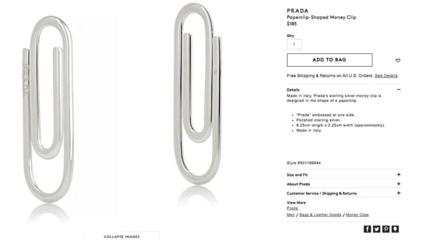 Brand Mewah Jual Produk Nyeleneh, Paper Clip Jutaan Rupiah!