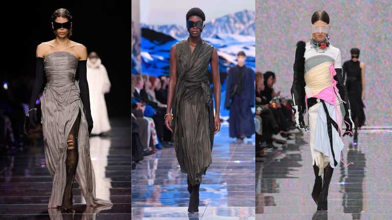 Busana Nyentrik Balenciaga untuk Koleksi Fall/Winter 2024