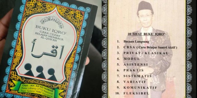 Inilah Sosok Guru Ngaji yang Fotonya Ada di Balik Buku Iqra