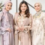 Tren Baju Lebaran "Bersinar" Berhias Motif Bunga Pastel