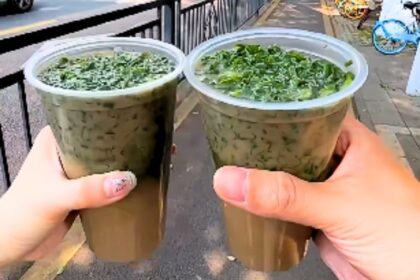 Es Kopi Campur Daun Bawang Viral di China, Kini Ada di Jakarta!