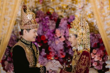 Detail Baju Pengantin Beby Tsabina saat Akad Nikah