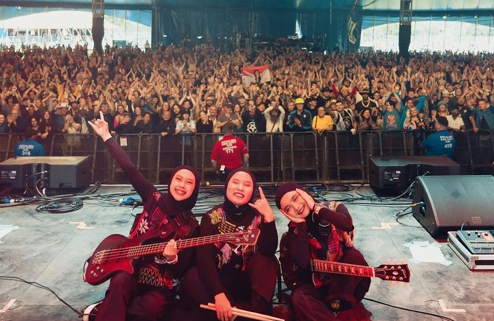 Voice of Baceprot Band Indonesia Pertama Tampil di Glastonbury