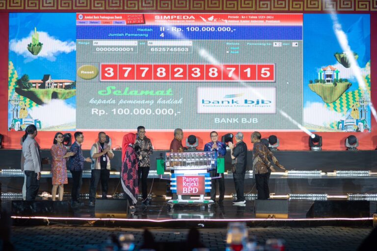 bank bjb Dukung dan Sukseskan Gelaran Penarikan Undian Simpeda di Kota Pontianak